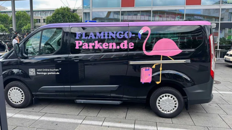 Flamingo Parken Shuttle Bus Flughafen Frankfiurt